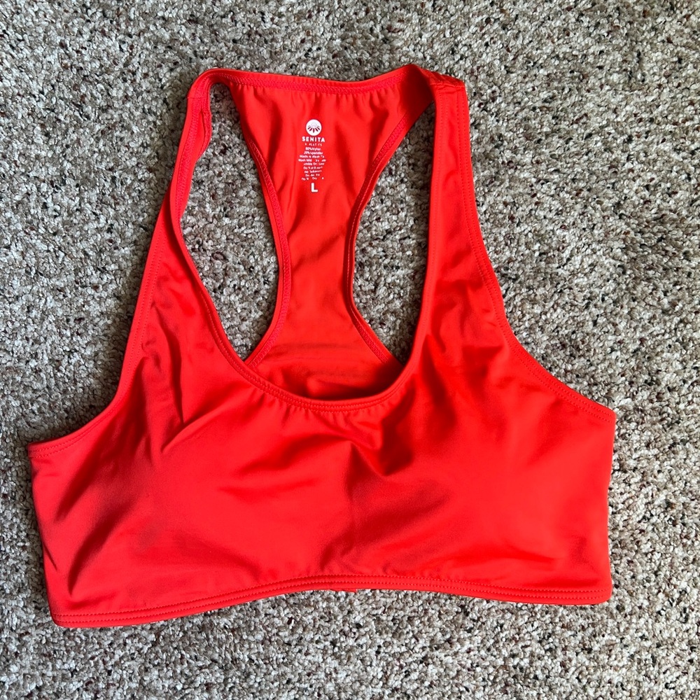 Senita Athletics swim suit top size Large